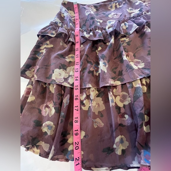 NWOT: Ralph Lauren Floral Tiered Skirt in Size 10 - Picture 5 of 8